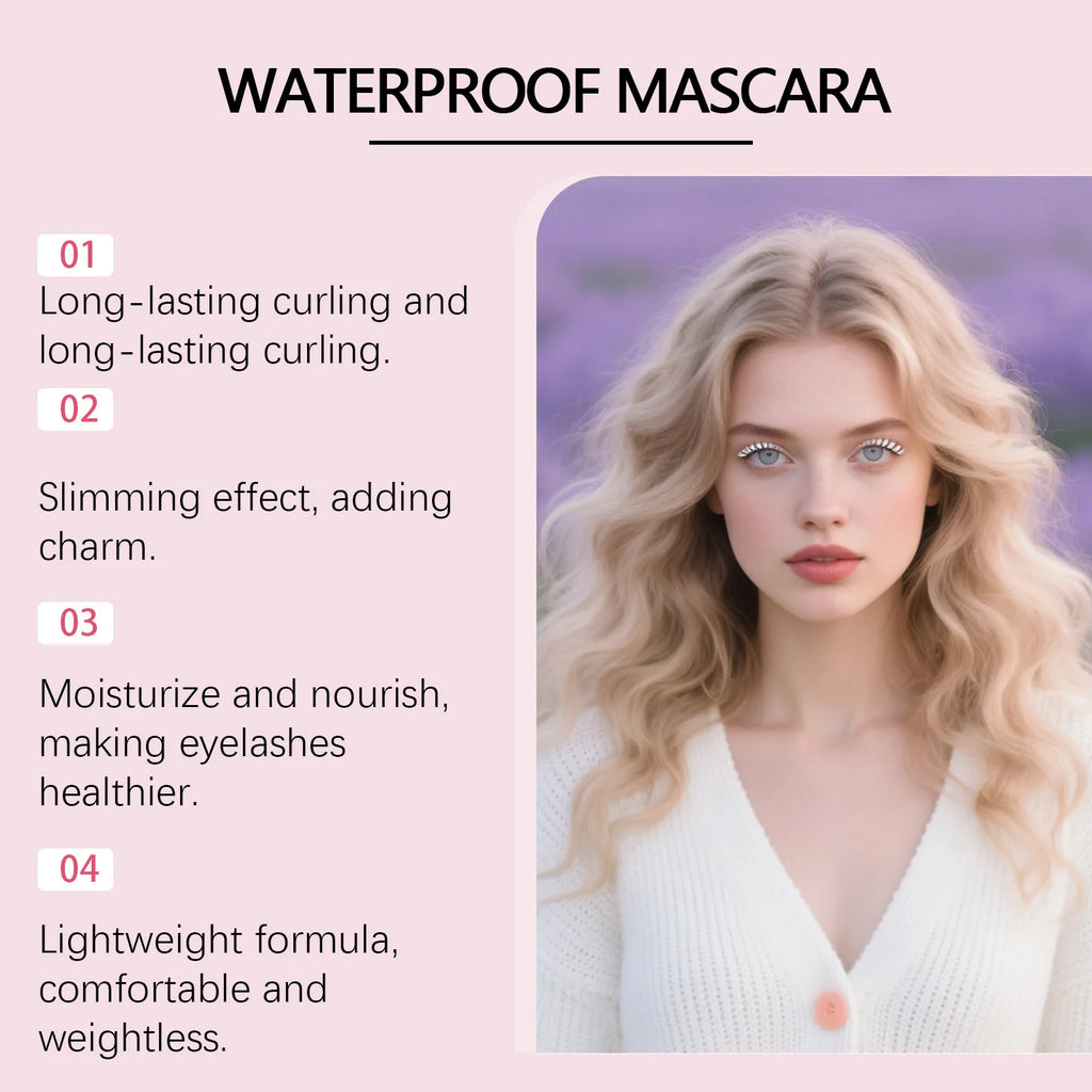 Zephoco Curling Mascara – Waterproof, Lengthening & Volumizing Tubing Mascara Zpaxo