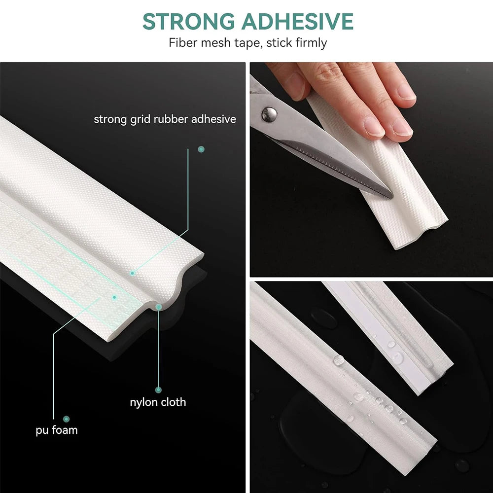 10M Weather Stripping Self-Adhesive Seal Strip for Door Window Window Insulation Soundproof Dustproof Gap Filler Zpaxo