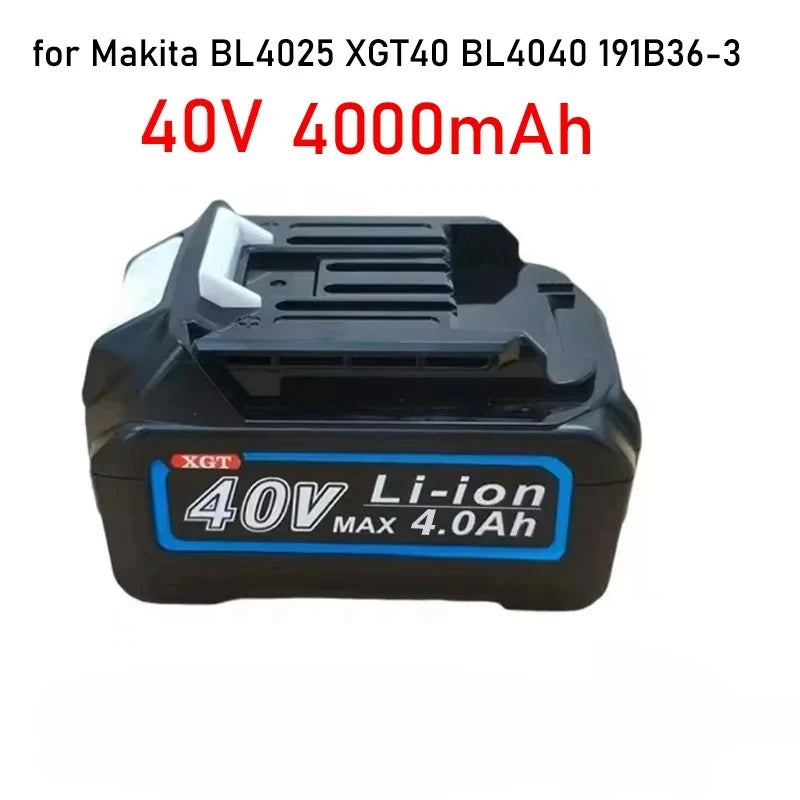 For Makita 40V MAX XGT Replacement Lithium Battery 4.0Ah-9.0AH 40V Rechargeable Tool Battery BL4040 BL4025 BL4050 40V DC40RA Zpaxo 1PCS 40V 4.0Ah