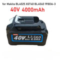 For Makita 40V MAX XGT Replacement Lithium Battery 4.0Ah-9.0AH 40V Rechargeable Tool Battery BL4040 BL4025 BL4050 40V DC40RA Zpaxo 1PCS 40V 4.0Ah