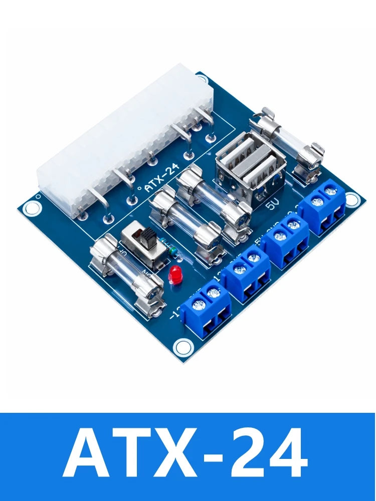 XH-M229 HU-M28W 24Pin Desktop Chassis Power ATX Transfer Adapter Zpaxo ATX-24