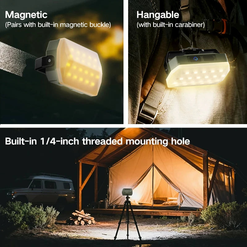 Solar Powered LED Outdoor Hiking Atmosphere Lighting High-end Feeling