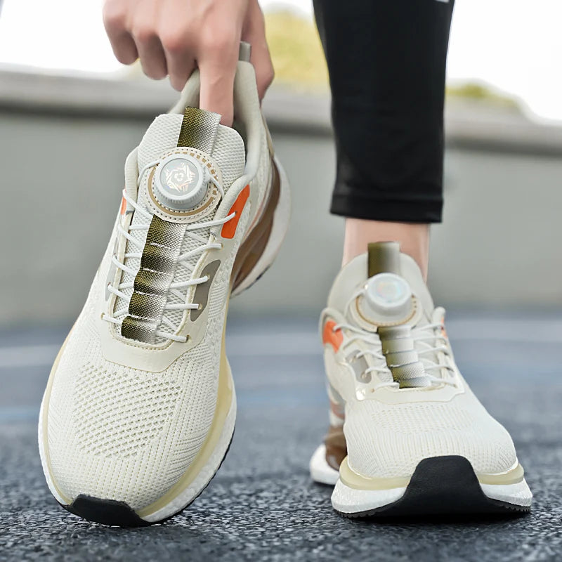 Men's Casual Sneakers Luxury Trainer Shoes Breathable Race Running