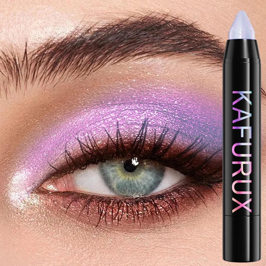 Natural Eyeshadow Stick-highlighter Pen Pearly Glitter&matte Finish