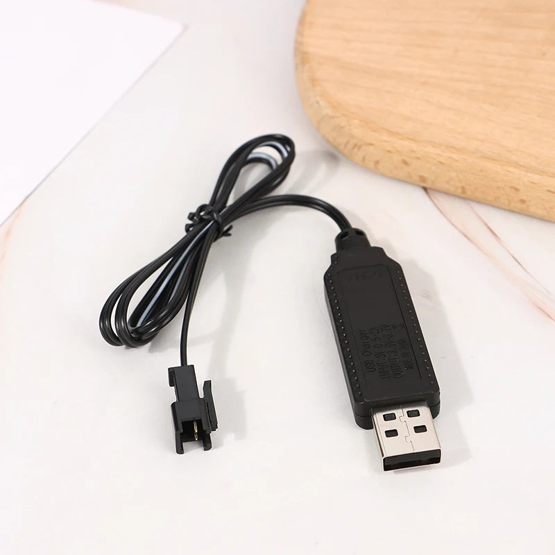 Usb Charger Cable 3 7V Lithium Battery SM-2P Forward RC Car Aircraft