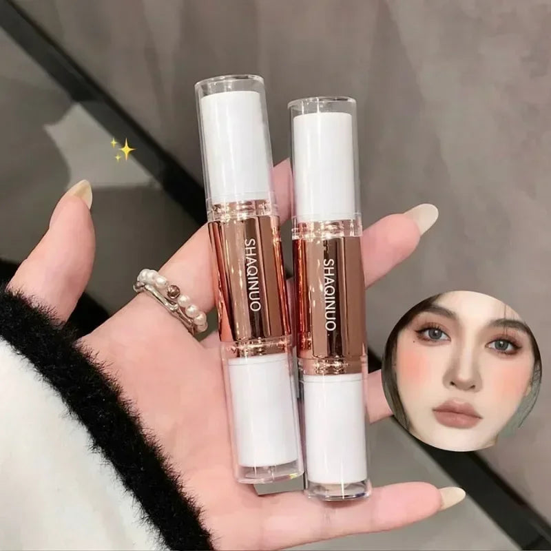 1 Dual Head Highlighting&bronzer Stick Face Brightening Shaping
