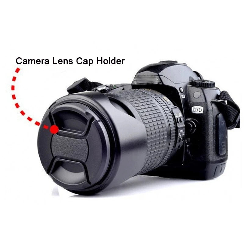 Camera Lens Cap DSLR Camera Front Lens Cap Cover For Canon Nikon Sony Olypums Fuji Lumix 37/43/46/49/52/55/58/62/67/72/77/82mm Zpaxo