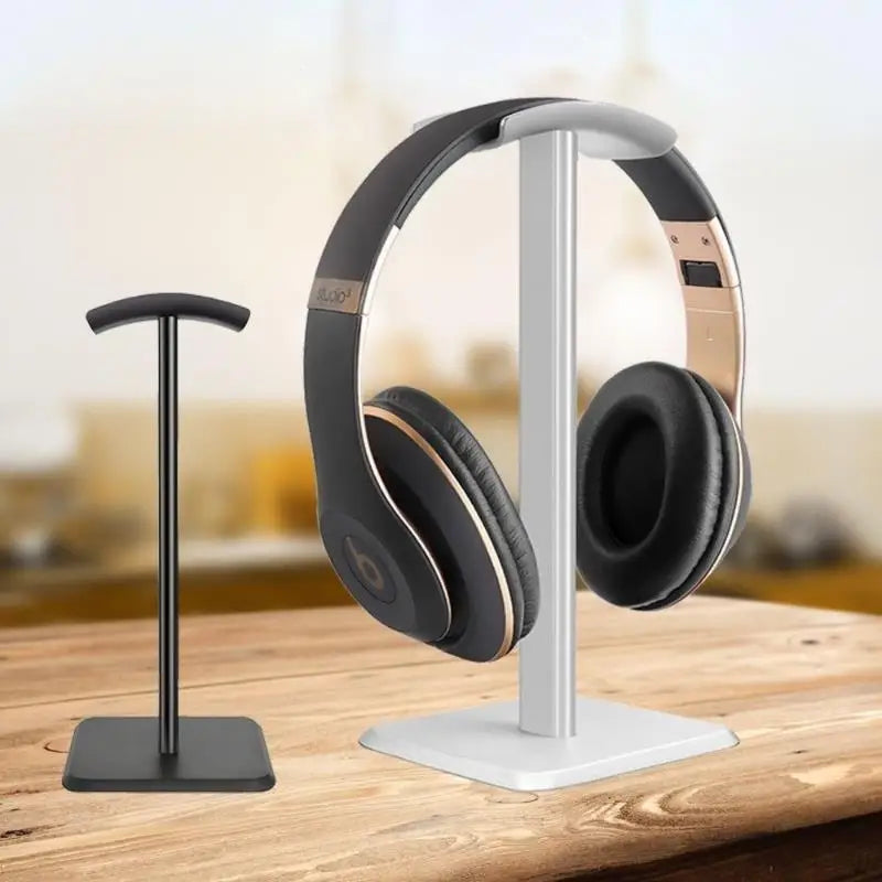 Universal Headphone Stand & Headset Holder – Black or White Headphone Stand Zpaxo