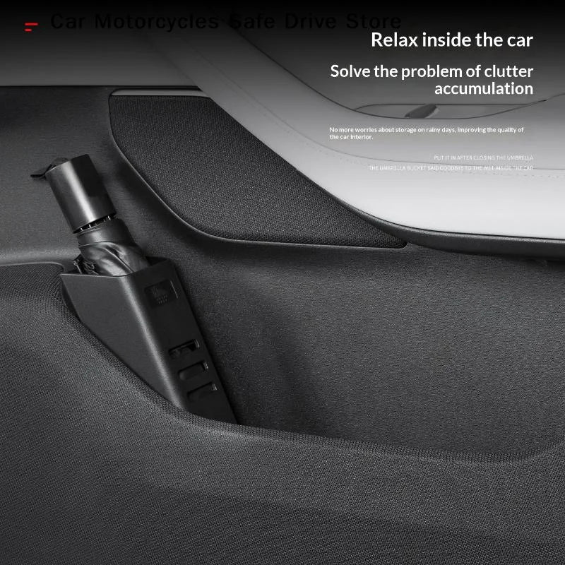 CMUniversal Car Umbrella Holder Storage Box Trunk Waterproof Rain