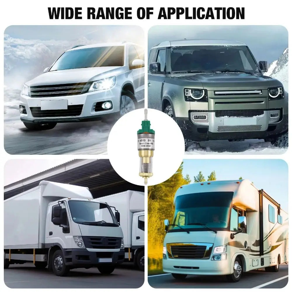 12V Fuel Pump Energy Saving Quick Warmth Car Air Diesel Parking Oil Pump Ultra-low Noise Stainless Steel Quiet Diesels Heater Zpaxo