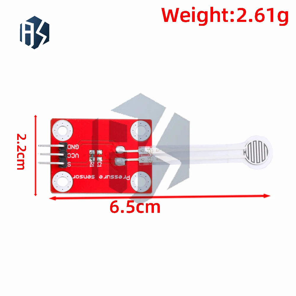 High-Sensitivity Resistive Film Pressure Sensor: 1PC/4PCS for Arduino Uno & Microbit DIY Projects Zpaxo