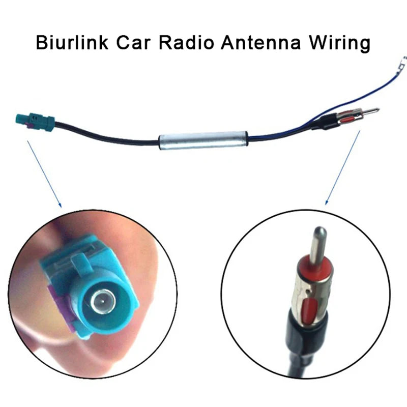 Fakra Male Car Radio Antenna Adapter Cable for Audi | 33cm