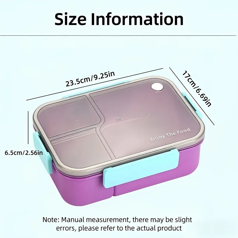 Color Leak-proof Bento Box, Multi-compartment Food Container, Home Portable Lunch Box Set Zpaxo