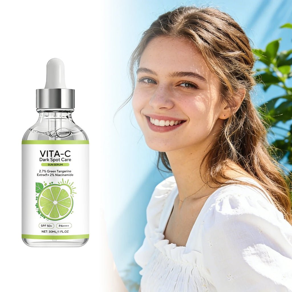 Vitamin C Sunscreen Essence – Brighten & Fade Spots | 30ml Brightening Sunscreen Serum Zpaxo