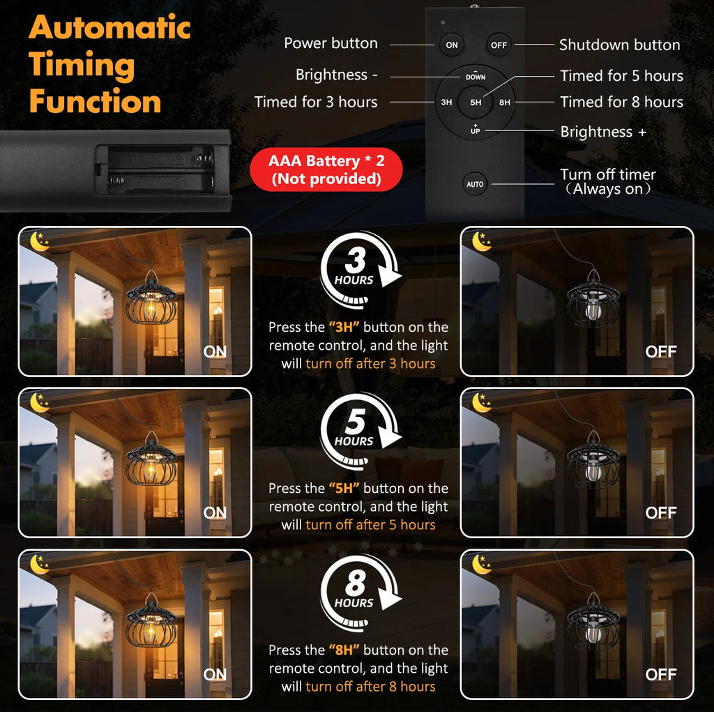 Solar Shed Light Outdoor Solar Pendant Light Indoor Outdoor Motion Sensor Timer Waterproof Gazebo Yard Garage Patio Chicken Coop Zpaxo