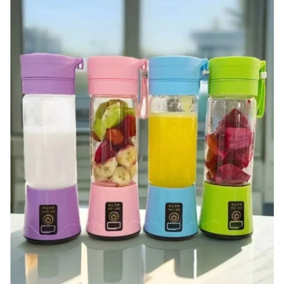 Mini 380ML Hand Fruit Blender Portable USB Rechargeable Juicer Cup for Shakes Smoothies Traveling Fruit Juicing Cup Zpaxo