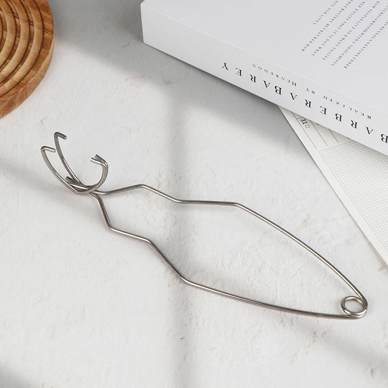 Stainless Steel Crucible Tong Clamp Pliers White Gold Bowl Melting Zpaxo