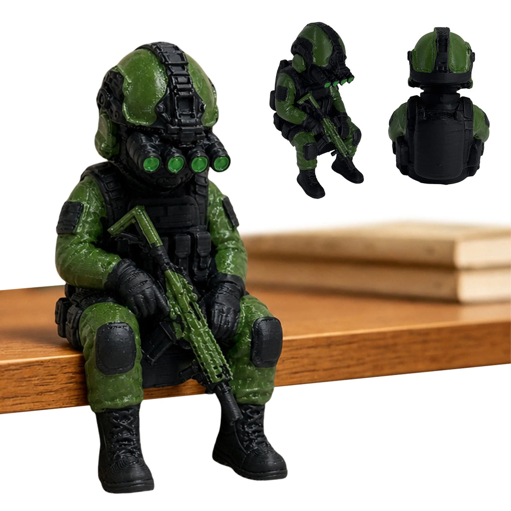 Tactical Mini Soldier Figurine Sniper Ornaments Enthusiasts