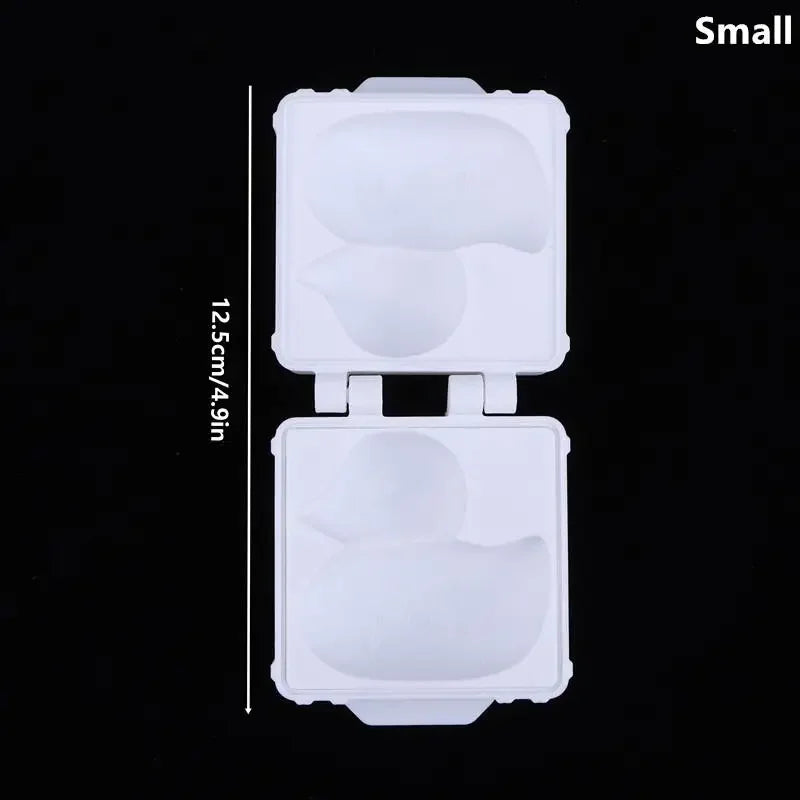 Cartoon Cute Duck Shaped Rice Mold Maker Clip Children Outdoor Plastic Duck Rice Mold DIY Maker Sushi Mold Kitchen Gadget Zpaxo Small White