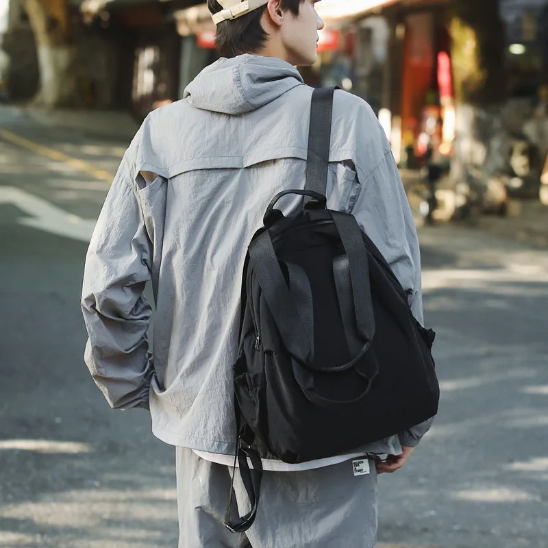 New waterproof nylon cloth backpack for women with a high-end feel lightweight and large capacity simple and portable backpack Zpaxo