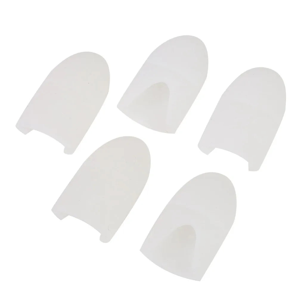 White Nail Polish Removal Clips Silicone Stretchable Design Prick Zpaxo Amber