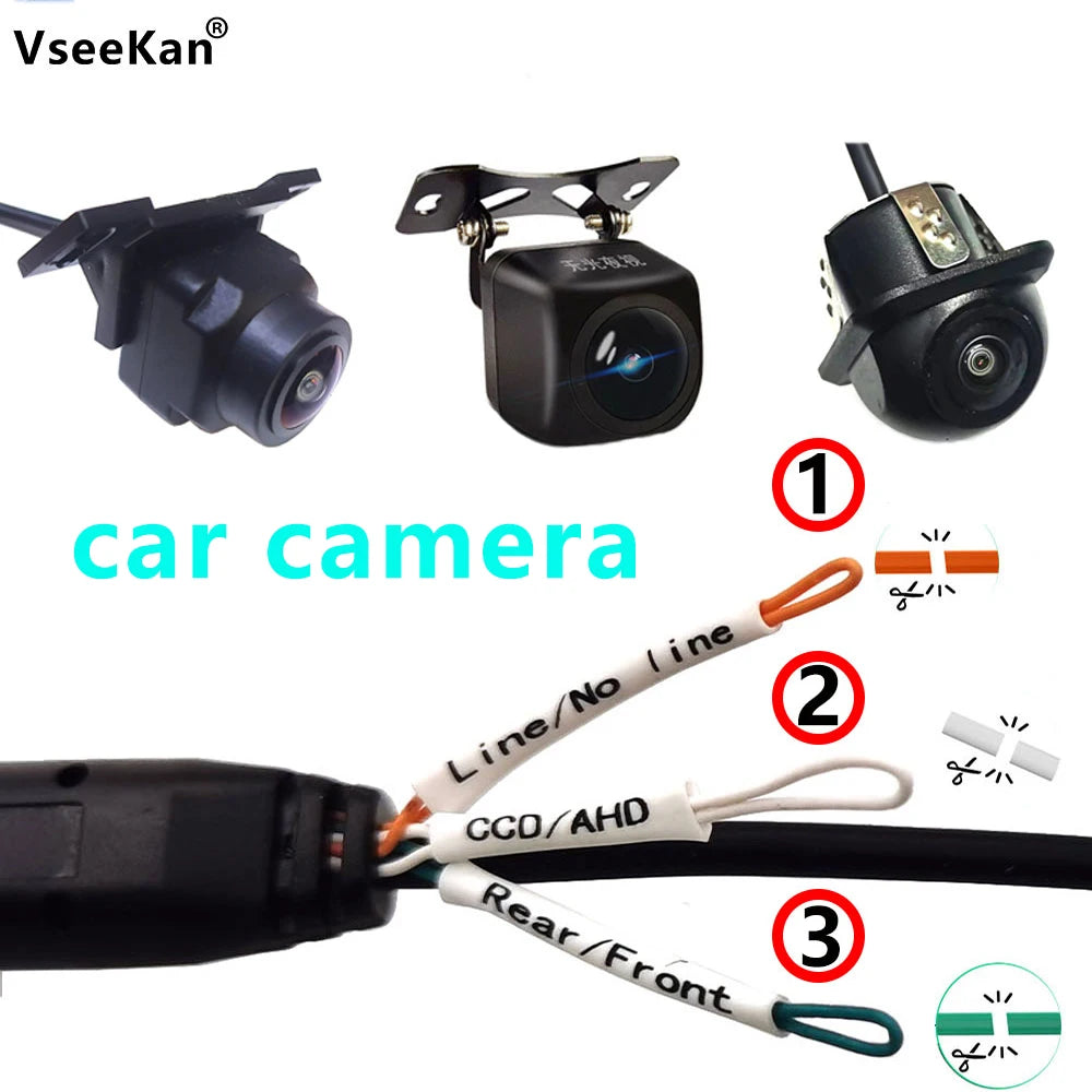 Car Rear View Camera HD Night Vision Reversing Auto Parking IP68
