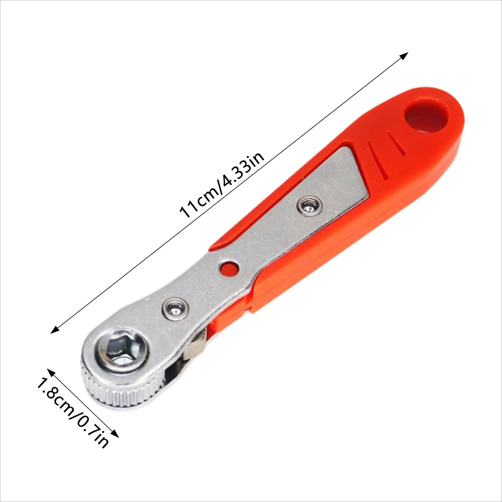 Mini Double Ended Quick Socket Ratchet Wrench Rod Screwdriver Bit