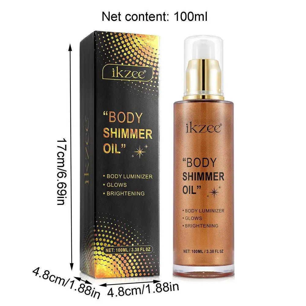 Body Shimmer Oil – Radiant Glow & Highlighter Lotion Body Shimmer Highlighter Zpaxo 03 China Mainland
