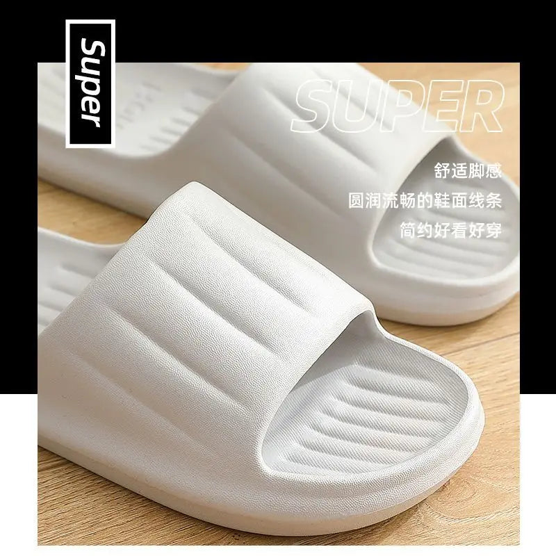 Cloud Slippers Men Flip Flops Beach Sandals Bathroom Non-slip Slides