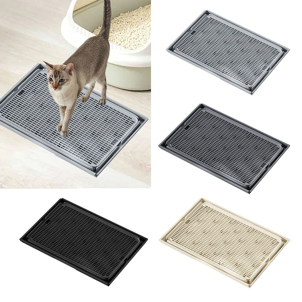 Cat Litter Mat Kitty Litter Mat Lightweight Sturdy Kitty Litter Trapping Mat Waterproof Non Slip Litter Boxes Trapping Mat Boxes Zpaxo