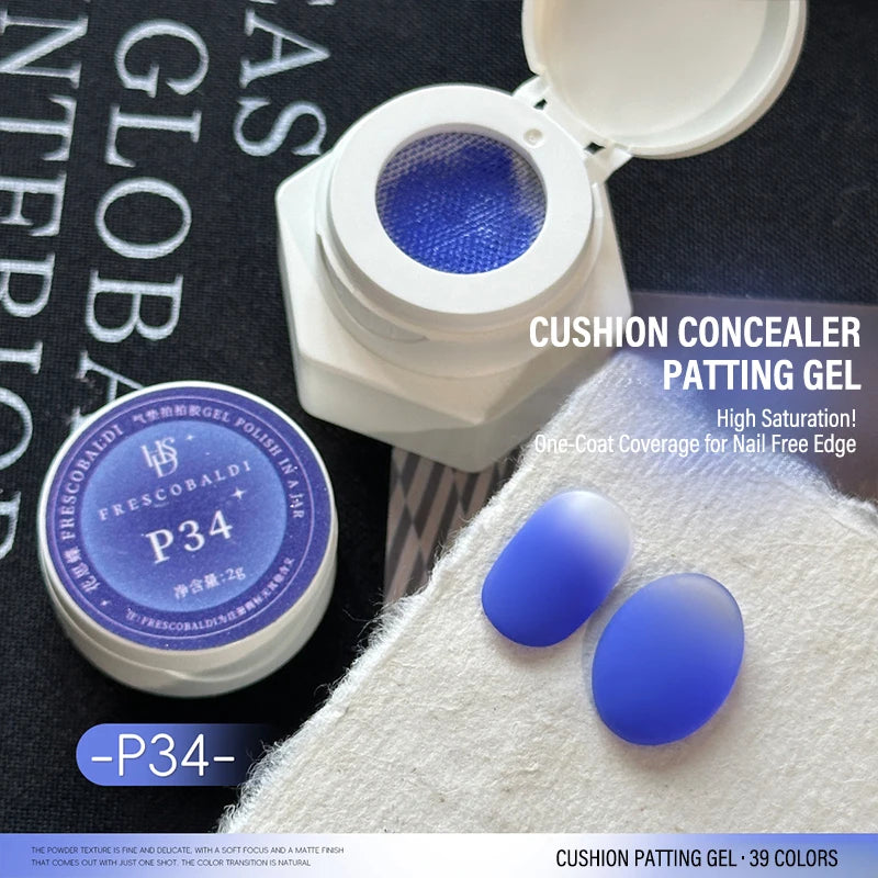 Nail Air Cushion Patting Gel Black Ombre Polish UV LED Gradient Blush