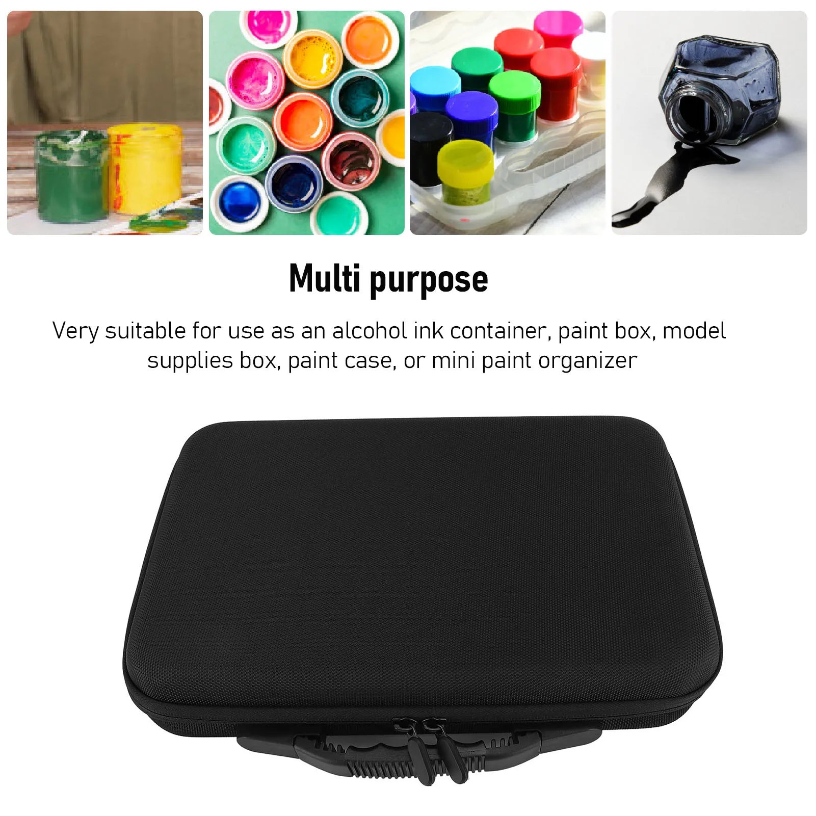 Model Paint Storage Case Internal Pockets Water Resistant Portable