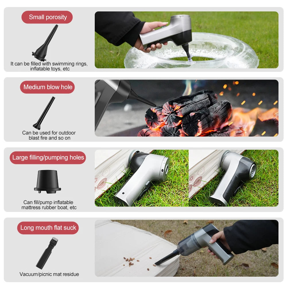 Car Mounted Household Small Mini Blowing And Suction Integrated Portable Handheld Wireless Car Specific Vacuum Cleaner Zpaxo