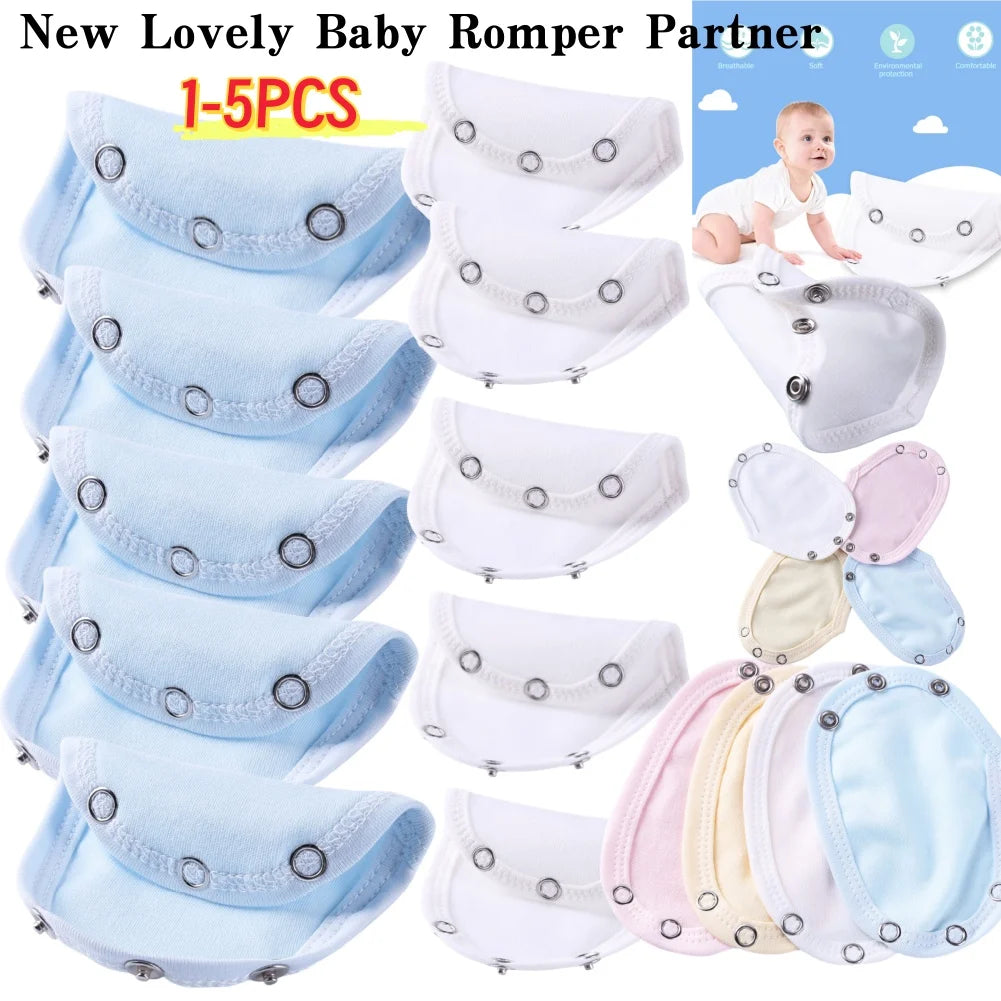 1-5PCS Baby Romper Partner Lengthen Pads Super Utility Bodysuit Diaper Jumpsuit Lengthen Extend Film Baby Infant Romper Partner Zpaxo
