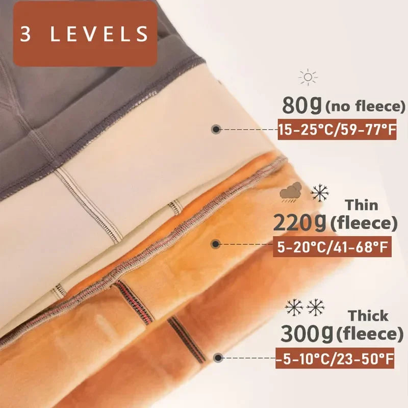 Thermal Stockings Woman Fleece Tights Sexy Winter Warm Pantyhose Translucent Slim Thicken Tights Elastic Velvet Pantyhose Female Zpaxo