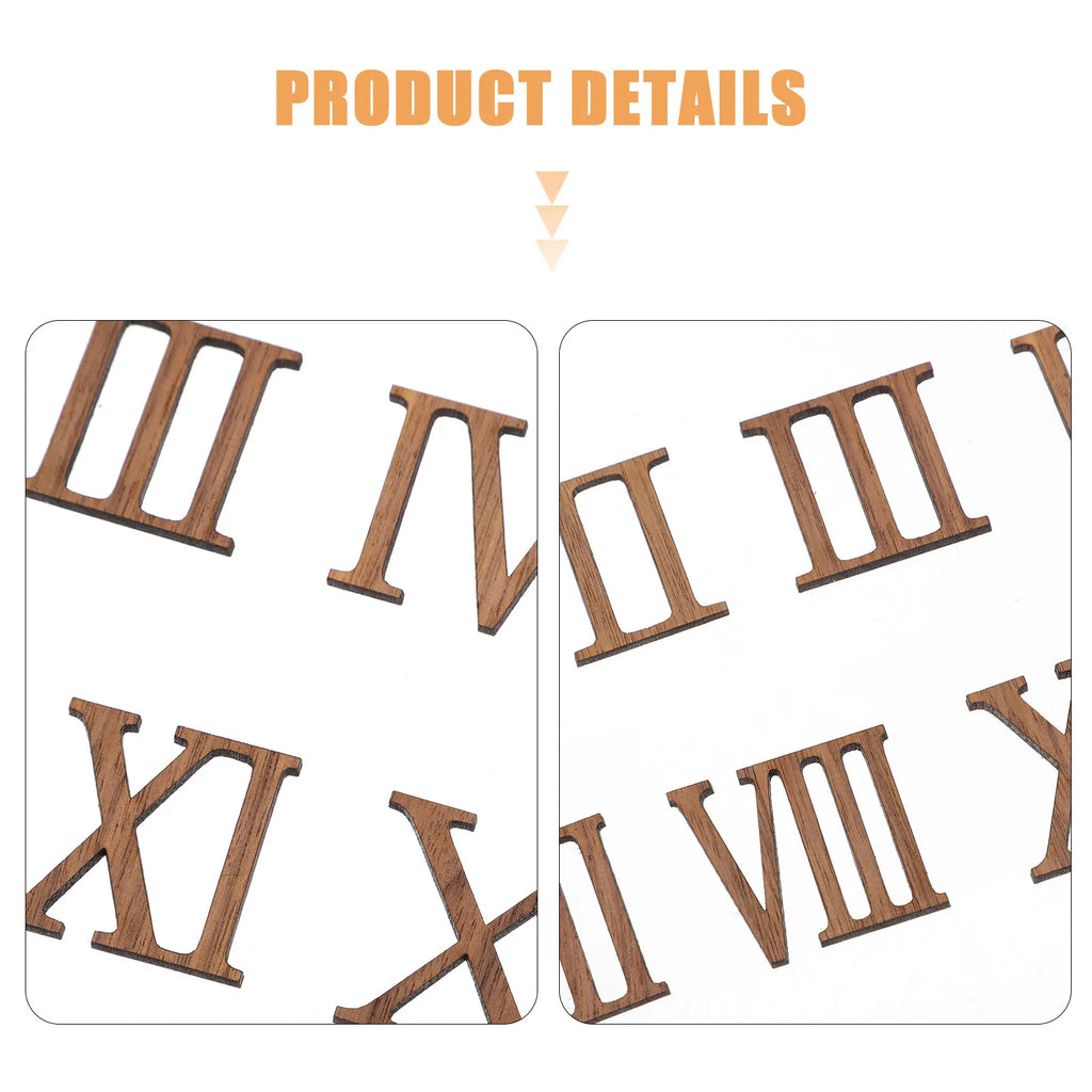 Clock Accessories Black Roman Numeral Wall Number Hardware Numbers