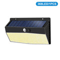 1/4PCS Solar Motion Sensor Lights Outdoor 528/418 LED Solar Flood Light Waterproof Garden Yard Patio Wall Security Lighting Zpaxo 368LED 4PC