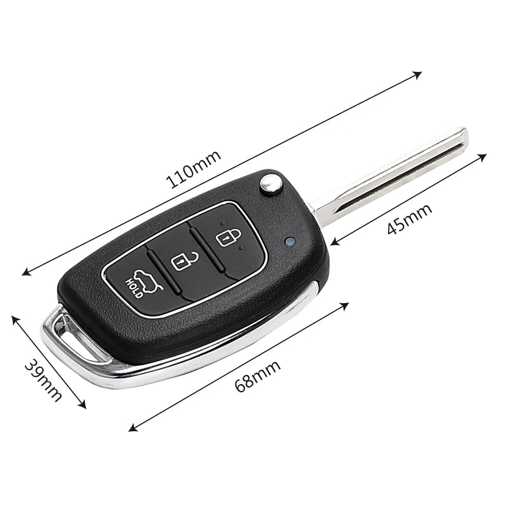 Car Accessories 3 Buttons Remote Replacement Mistra Hyundai Solaris