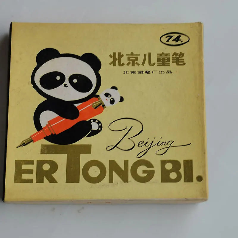 China In The 1988 S Collection Stationery Iridium Panda Short Pen Children New Old Stock Vintage Zpaxo