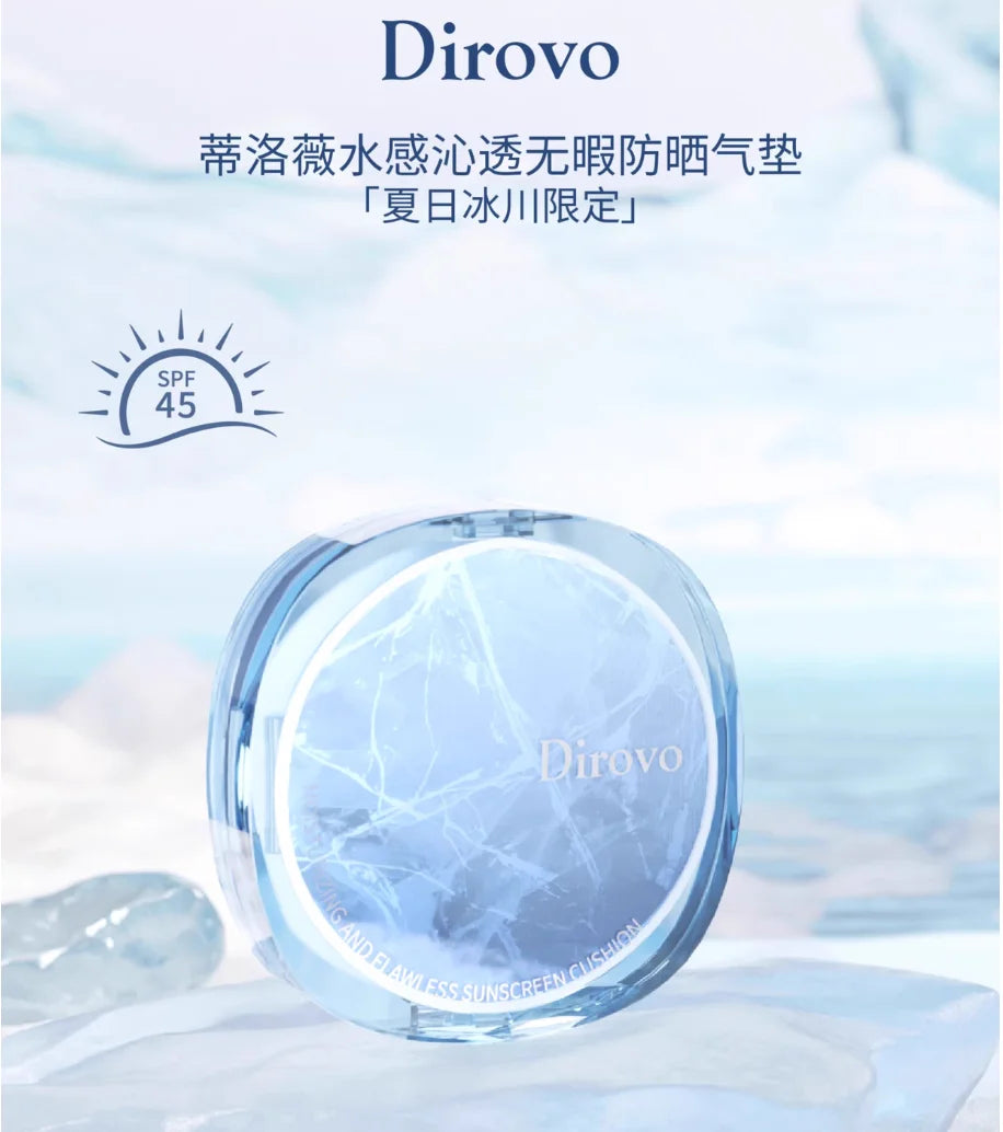 DIROVO Moistorizing Flawless Sunscreen Cushion X 2 Light Thin Fit Zpaxo