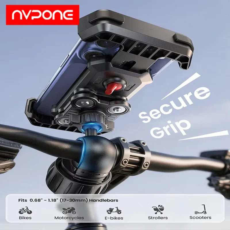 Outdoor 2026 Dual Anti-shake Motorcycle Mount Phone Holder Iphone