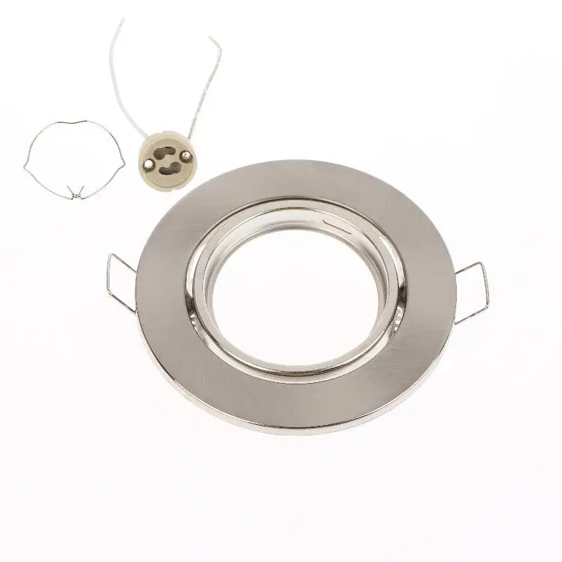 Round Frame LED Downlight Bulb Holder Recessed Fixture MR16 GU10 Spot Zpaxo A8