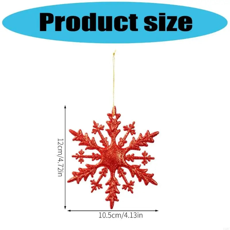 6 Dynamic Christmas Ornamentation Permanent PVC Suspended Decorations