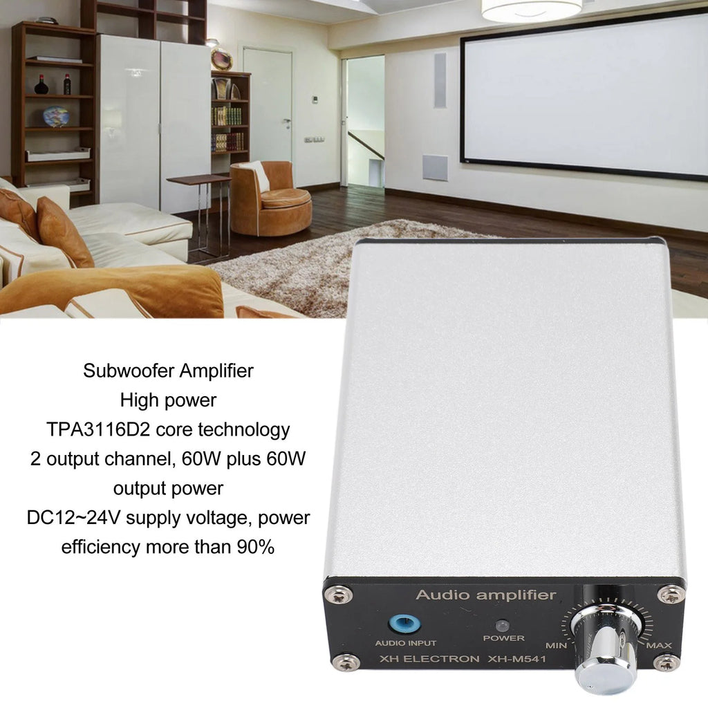 Dual Channel Subwoofer Amplifier Digital Power Amp TPA3116D2 120W