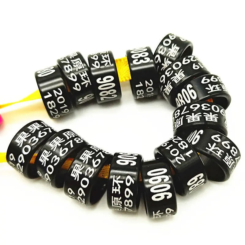 DIY Custom Pigeon Foot Ring Customizable Inner Diameter 8 Height Name