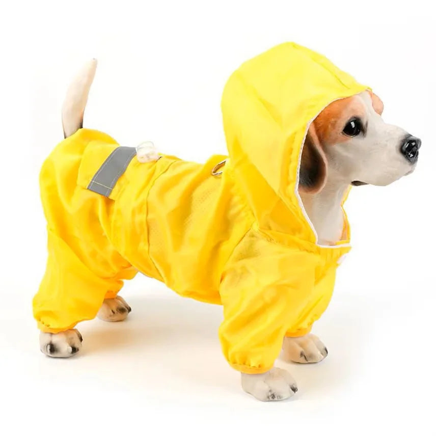 Dog Rain Coat Clothes Puppy Casual Cat Raincoat Waterproof Jacket