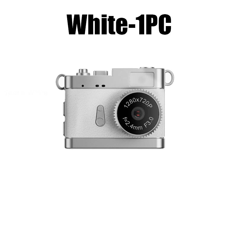 Lightweight Mini Campus Camera Students Stylish Portable Vlog Fashion Zpaxo White 1PC