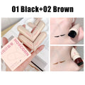 Double-headed Rotating Eyeliner Stamp Pen Long-Lasting Waterproof & Sweat-Proof Easy To Use for Beginners Lazy Makeup Stencil Zpaxo 01 and 02