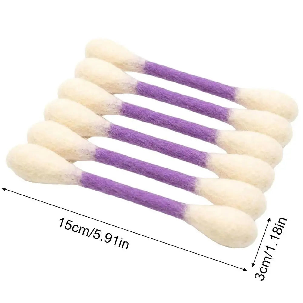 Catnip Kittens Chew Toys 6-Piece Felt Cotton Swabs For Kitten Cat Chew Toy For Indoor Outdoor Training Entertainment Park Home Zpaxo Purple China Mainland