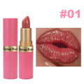 Pearlescent Pink Glitter Velvet Lipstick Delicate Pearl Shimmer Diamond Lipstick Waterproof Long Lasting Women Makeup Cosmetic Zpaxo 01